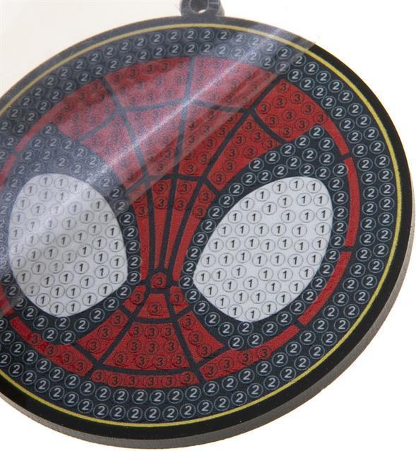 Actual product image Craft Buddy Spider-Man, Crystal Art backpack pendant