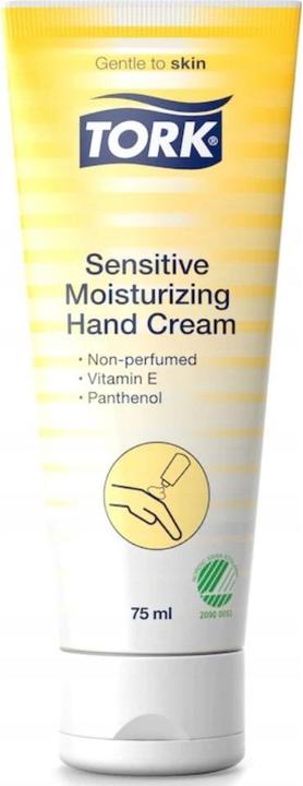 Produktbild Tork Sensitiv Håndcreme. Fritstående tube