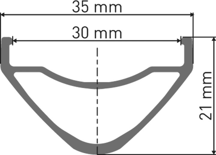 Actual product image DT Swiss HX 1700 Spline (Rear wheel, 27.5")