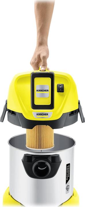 Actual product image Kärcher WD3 Battery Premium Set (Wet dry vacuum cleaner)