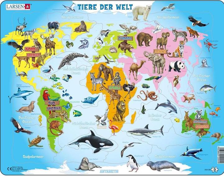 Produktbild Larsen Tiere der Welt (28 Teile)
