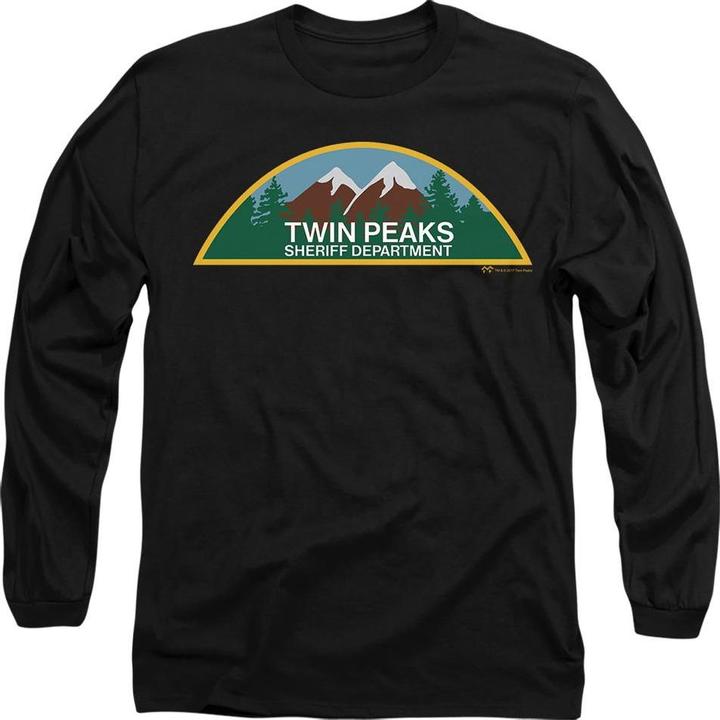 Actual product image Twin Peaks Unisex Adult Sheriff Department T-Shirt (M)