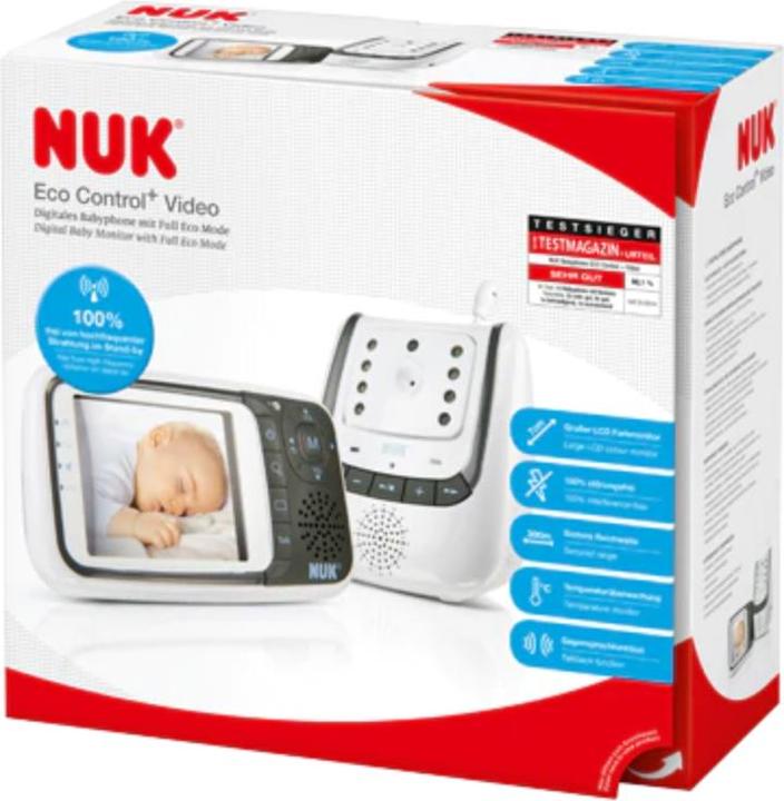 Produktbild NUK Eco Control plus Video (Babyphone mit Kamera, 300 m)