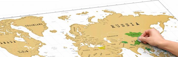 Produktbild Luckies Scratch Map (60 x 82 cm)