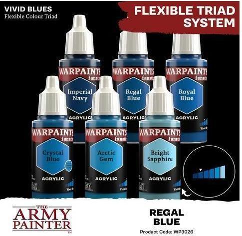 Actual product image The Army Painter Colour Warpaints Fanatic: Regal Blue 18 ml