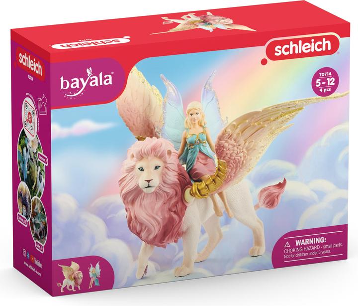 Actual product image Schleich Elf on winged lion