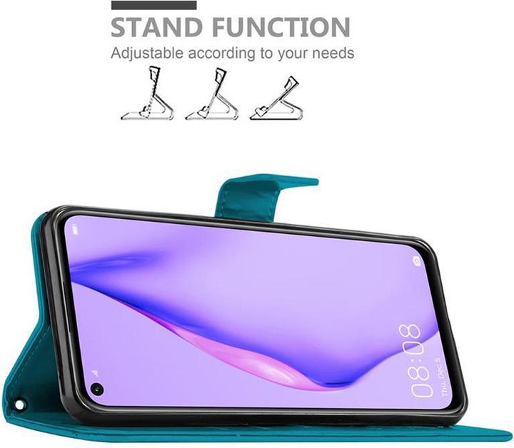 Image du produit Cadorabo Couverture du livre de fleurs (Huawei P40 Lite)