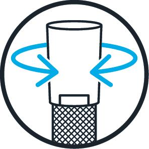 Immagine prodotto Diaqua Maniglia doccia Aria 140 (3 Tipi di raggi, 10 l/min)