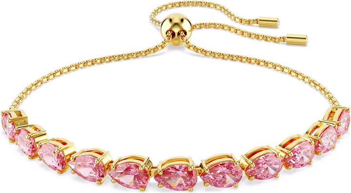 Actual product image Swarovski Matrix Armband Tropfenschliff Rosa Gold (24 cm, Swarovski Metal)