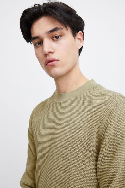 Actual product image Casual Friday CFKarl waffle crew neck knit 20504999 (M)