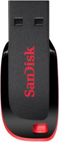 Image du produit SanDisk Lecteur flash USB Cruzer Blade USB Type-A 2.0 Noir, Rouge (64 Go, USB 2.0)