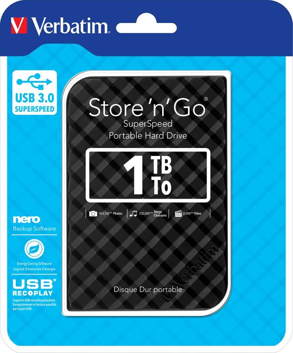 Produktbild Verbatim Hard Drive Store 'n' Go (1 TB)
