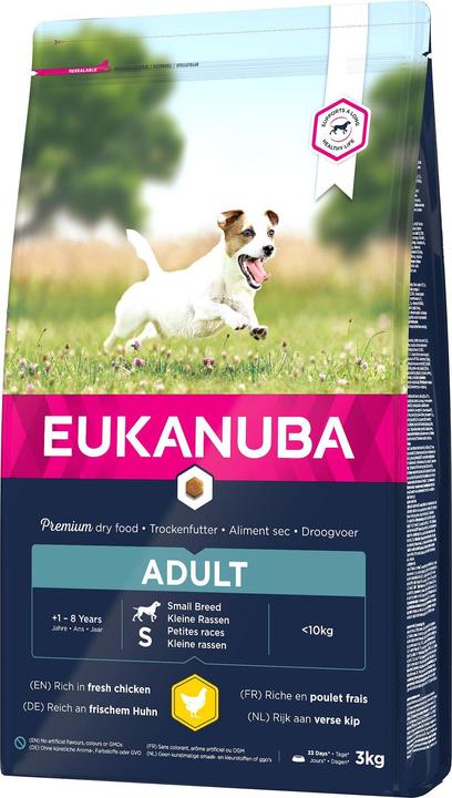 Produktbild Eukanuba Adult Small Breed Huhn (Adult, 1 Stk., 3000 g)
