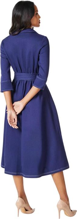 Actual product image Principles Womens/Ladies Ponte Stitch Detail Midi Dress (40 D)