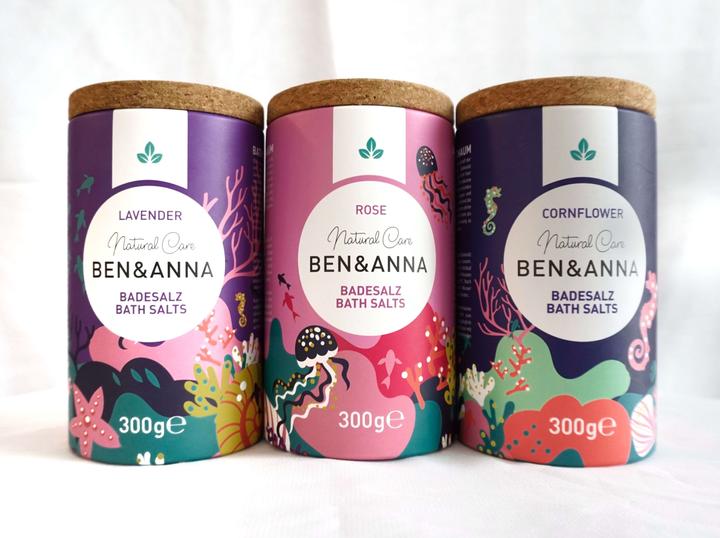 Actual product image Ben & Anna Bath Salt Lavender (Bath salts)