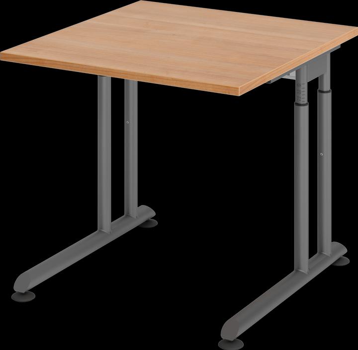 Produktbild MC MyTable Z Schreibtisch mit Gestell Graphit (800 x 800 x 680 mm)