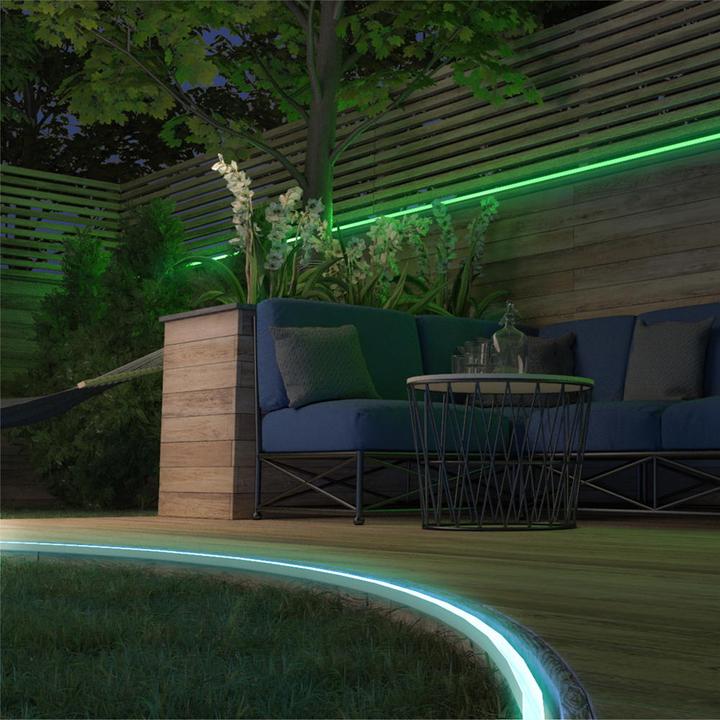 Produktbild Müller Licht Outdoor LED-Strip white + color 36W 1200 lm 1800- 6500 K + RGB warmwei- tageslic (Warmweiss, 500 cm, Outdoor)