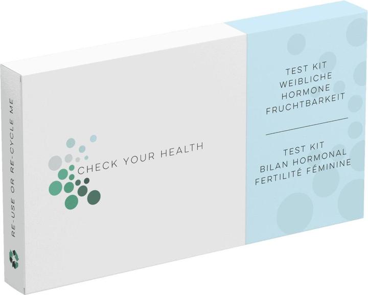 Produktbild Check Your Health Test Kit weibliche Hormone Fruchtbarkeit