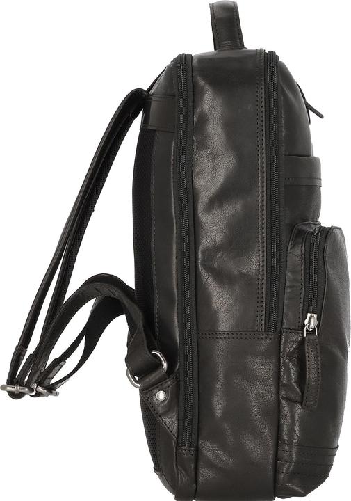 Actual product image Spikes & Sparrow & Sparrow Authentic Leren Laptop Rugtas - 17 inch - Zwart (13 l)