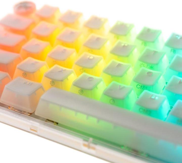 Image du produit Ducky One 3 Aura White Mini clavier de jeu, RGB LED - Kailh Jellyfish Y (US) (US, Filaire)