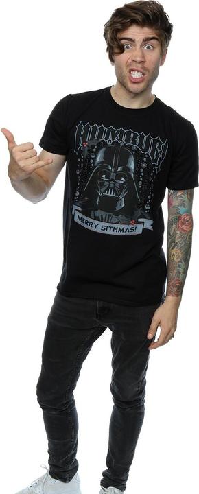 Image du produit Star Wars - T-shirt CHRISTMAS DARTH VADER HUMBUG - Homme (S)