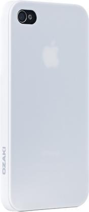 Actual product image Ozaki iCoat 0.4 ultra thin cover white for iPhone 4 / 4S