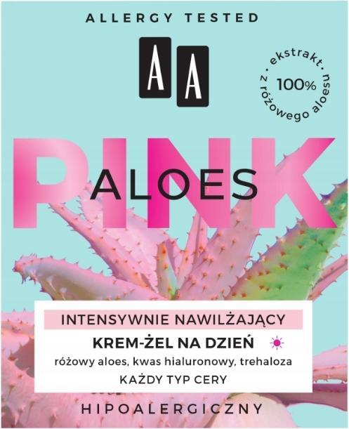 Image du produit AA Pink Crème-Gel Intensément Hydratante Pour Tous Types de Peaux Pour Le Jour Aloe Vera 50Ml (50 ml, Gel visage)