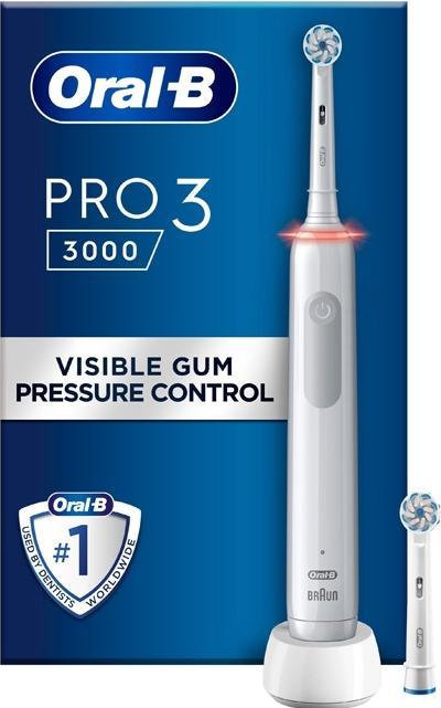 Produktbild JTI Elektrische Zahnbürste Pro3 3000 White Sensi (Oszillierende Zahnbürste)