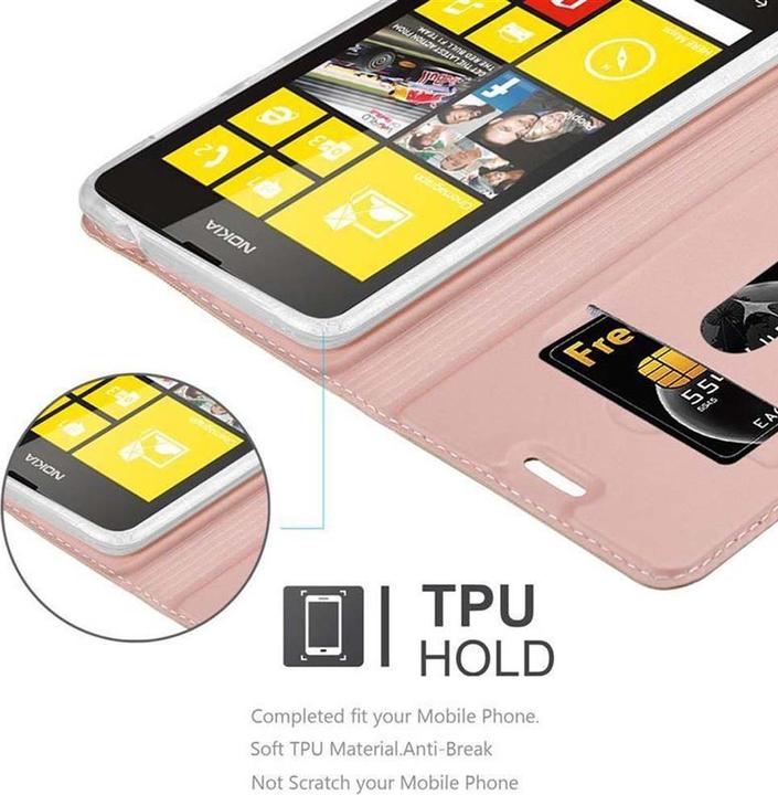 Produktbild Cadorabo Book Classy Style Cover (Nokia Lumia 520)