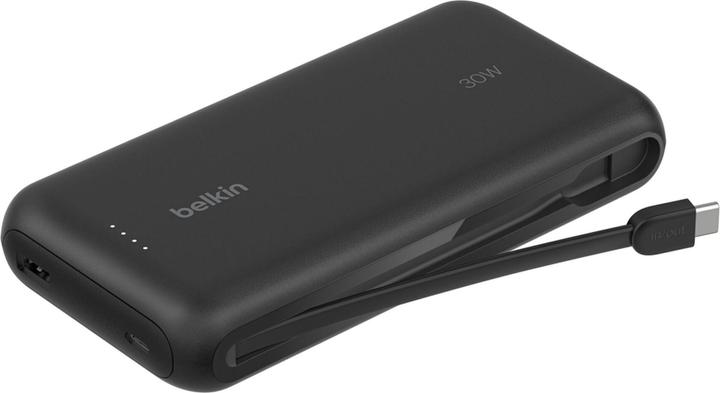 Actual product image Belkin Powerbank 20.000mAh black 30W integr.USB-C cable BPB024hqBK (20000 mAh, 30 W, 74 Wh)