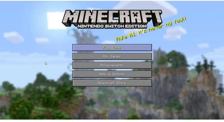 Actual product image Nintendo Minecraft (Switch, Multilingual)