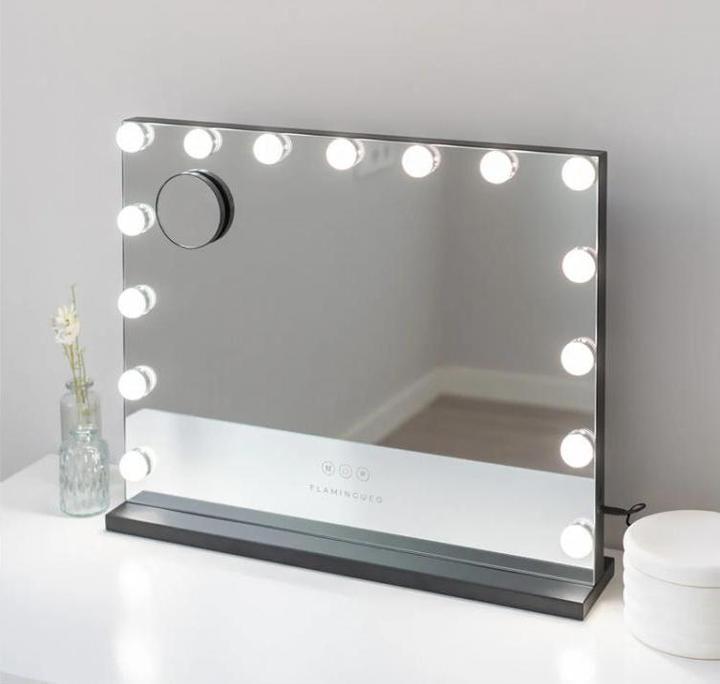 Image du produit TOP Miroir de courtoisie XL noir (58 x 46 x 12 cm)