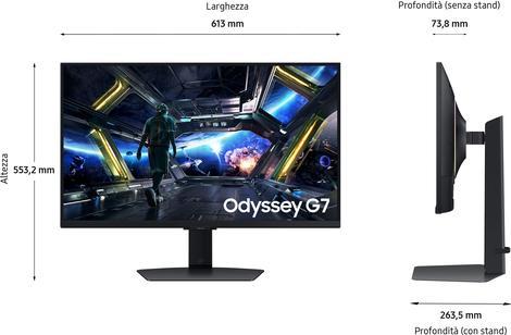 Produktbild Samsung Odyssey G7 (3840 x 2160 Pixel, 27")
