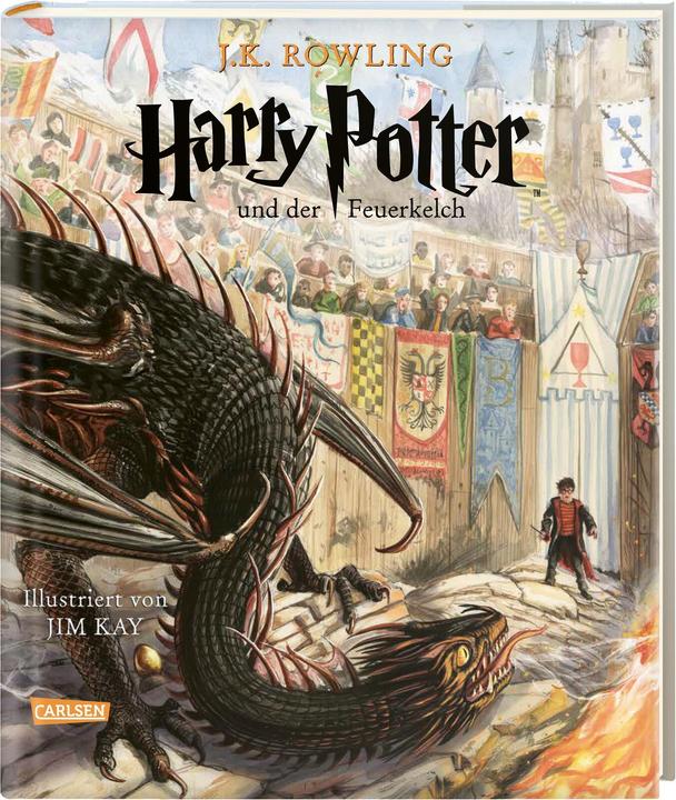 Produktbild Harry Potter und der Feuerkelch (farbig illustrierte Schmuckausgabe) (Harry Potter 4) (Deutsch, J.K. Rowling, Jim Kay, Klaus Fritz, 2019)