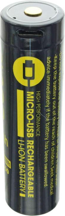 Image du produit AccuCell Accu 18650 avec prise de charge micro-USB (1 pcs, 18650, 3300 mAh)