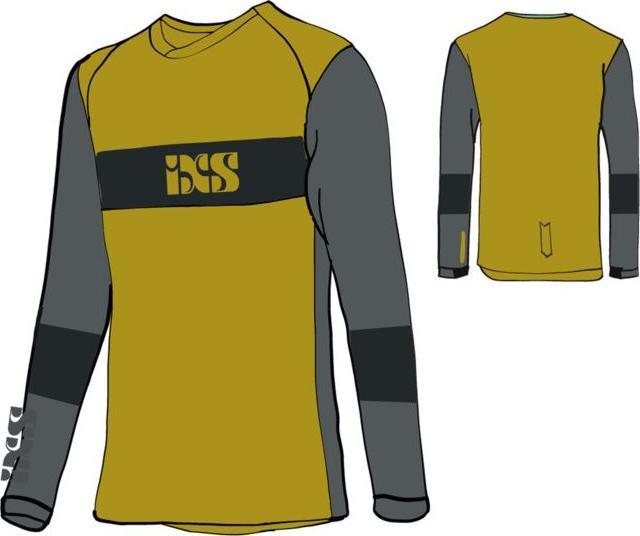 Produktbild iXS Trigger EVO Kids Long Sleeve Jersey - Acacia / Charcoal (M)