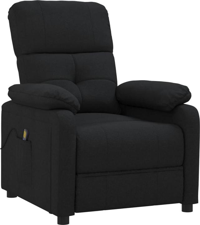 Produktbild VidaXL Massagesessel Fernsehsessel Relaxsessel Sessel Liegesessel Schwarz Stoff