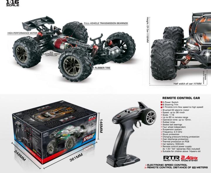 Produktbild Absima High Speed Truggy Racer (RTR Ready-to-Run)