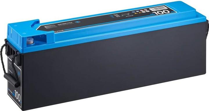Immagine prodotto Ective Batteria AGM 100Ah 12V Deep Cycle Slim con terminale anteriore Batteria di alimentazione Batteria (12 V, 100 Ah)