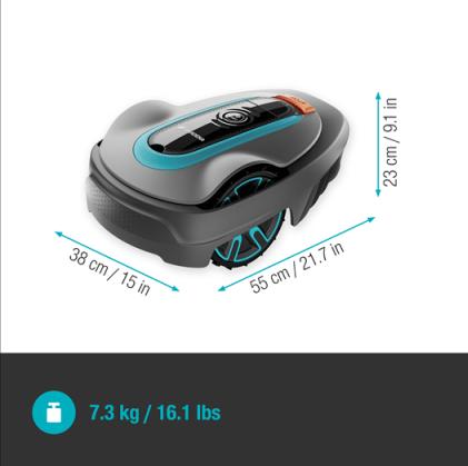 Actual product image Gardena Smart Sileno City 600 (600 m², Boundary wire)