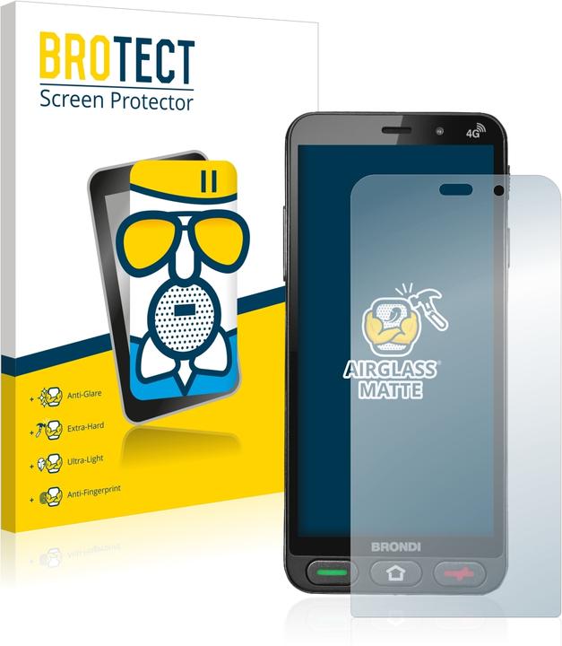 Productafbeelding BROTECT AirGlass Matte kogelwerende glasfolie (1 Stuk, Brondi Amico S Nero)