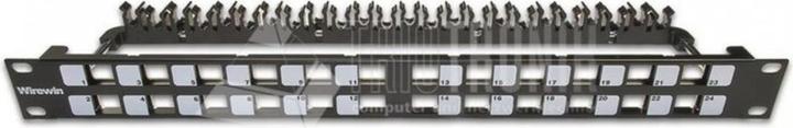 Image du produit Wirewin Panneau de brassage 24 ports 1U, blindé