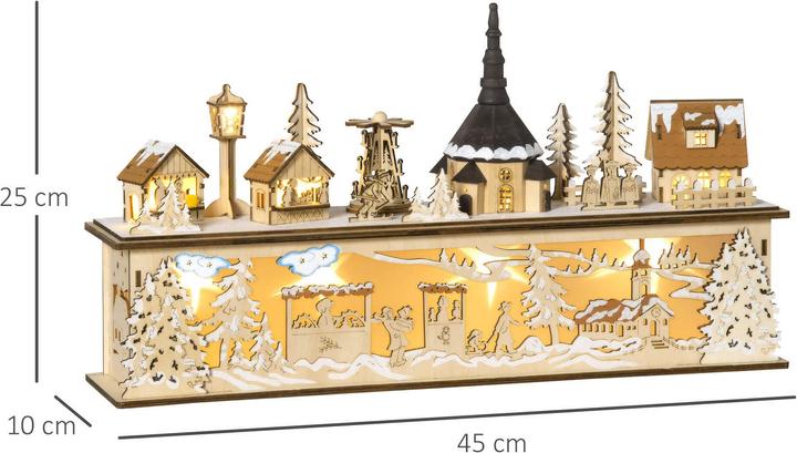 Actual product image Jamb Christmas Village 10 LED