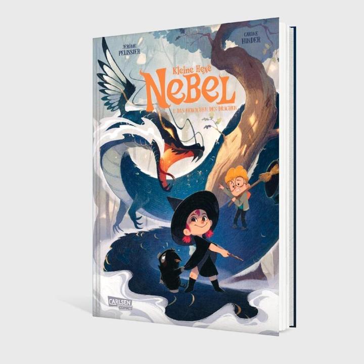 Actual product image Kleine Hexe Nebel 1: Das Erwachen des Drachen (German, Jérôme Pélissier, Carine Hinder, 2024)