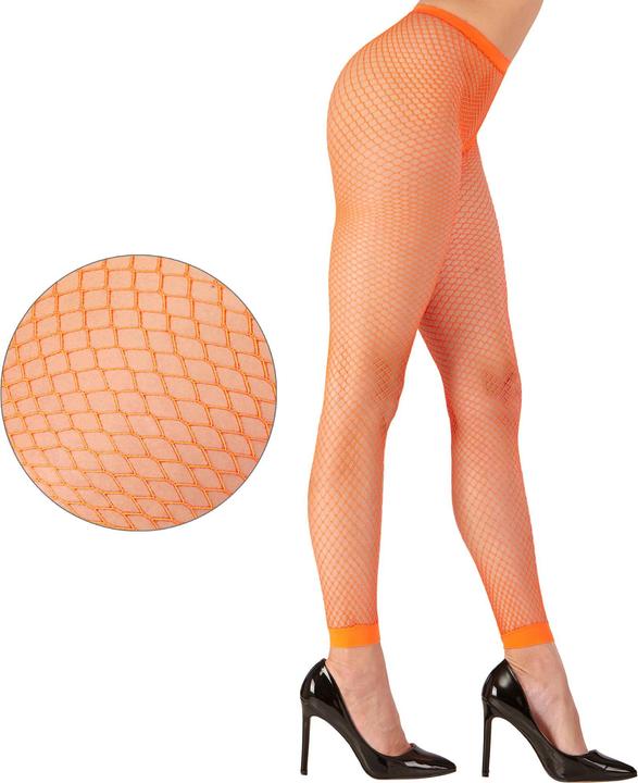 Actual product image Widmann 80s - mesh leggings neon orange