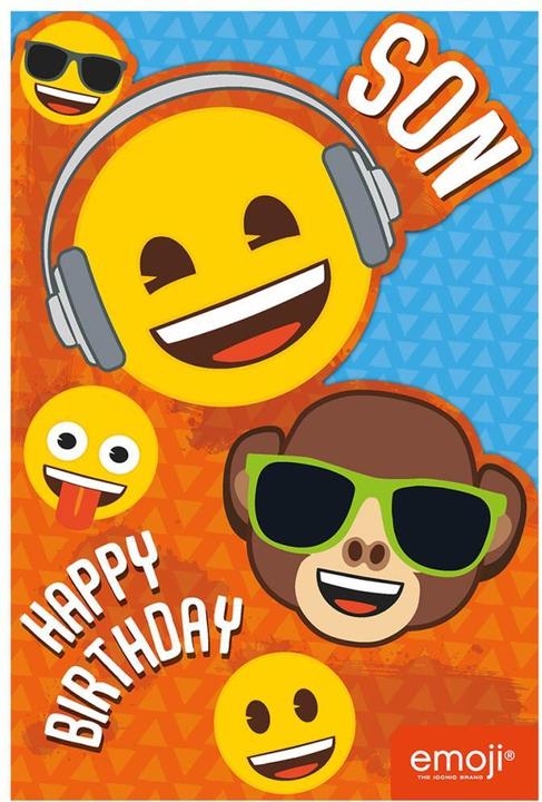 Image du produit Emoji Carte d'anniversaire pour fils