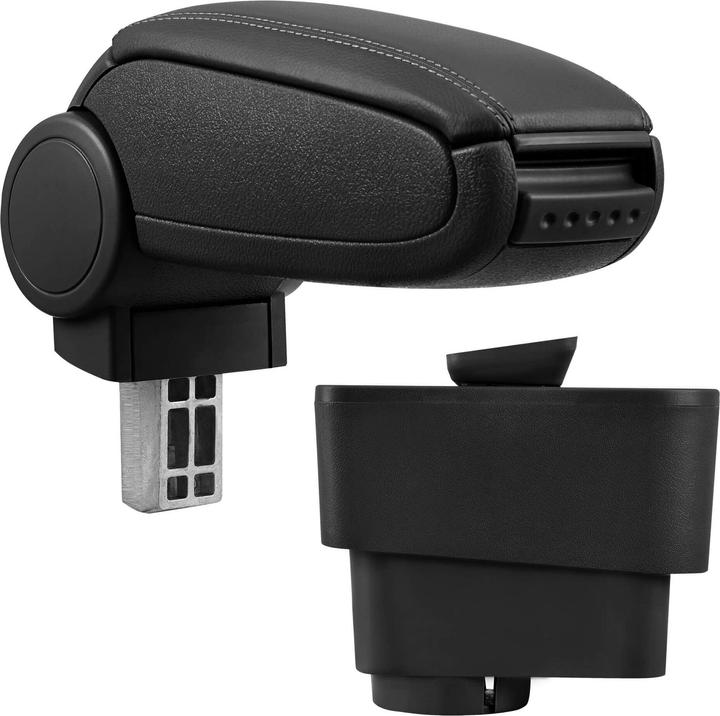 Produktbild Pro-Tec Mittelarmlehne Fiat Grande Punto mit Staufach Kunstleder Schwarz