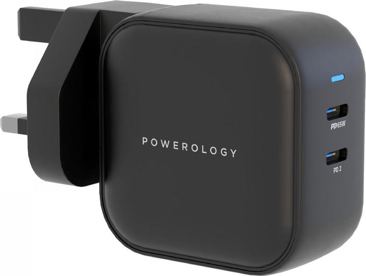 Produktbild Powerology Dual Port PD GaN Wall Charger 65W (65 W)