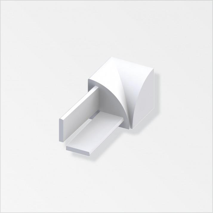 Actual product image Alfer Quarter circle inside corner ABS