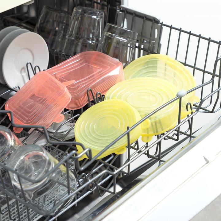 Produktbild InnovaGoods Set mit wiederverwendbaren Lebensmittelhüllen - 10 Stück (1 x)